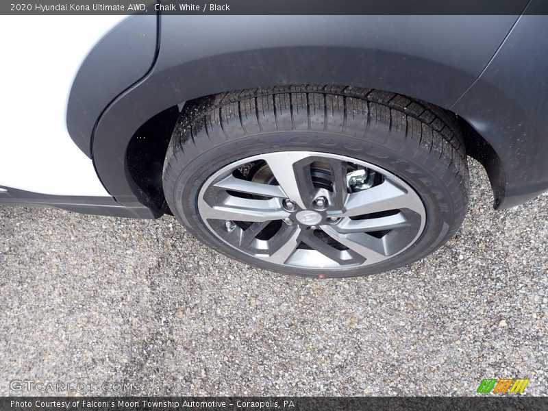 Chalk White / Black 2020 Hyundai Kona Ultimate AWD