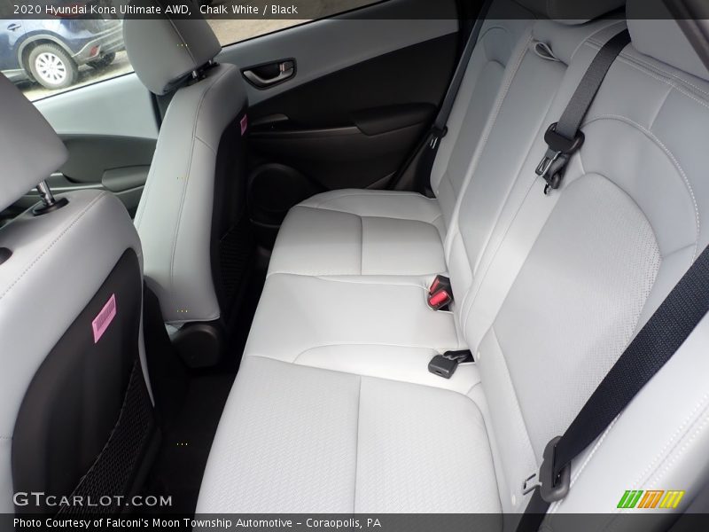 Chalk White / Black 2020 Hyundai Kona Ultimate AWD