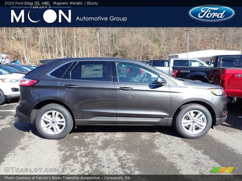 Magnetic Metallic / Ebony 2020 Ford Edge SEL AWD