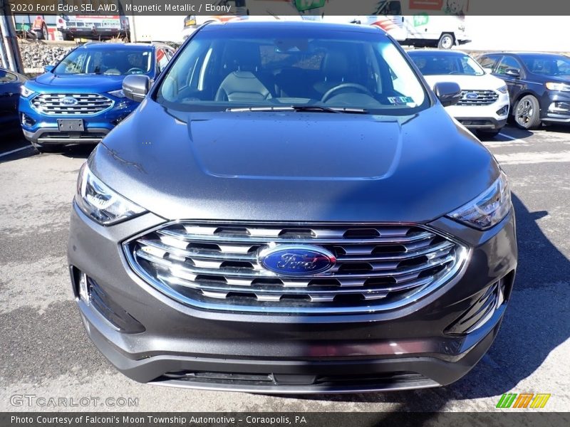 Magnetic Metallic / Ebony 2020 Ford Edge SEL AWD