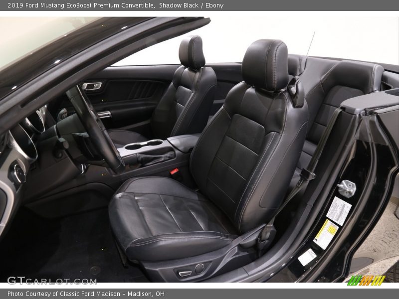 Shadow Black / Ebony 2019 Ford Mustang EcoBoost Premium Convertible