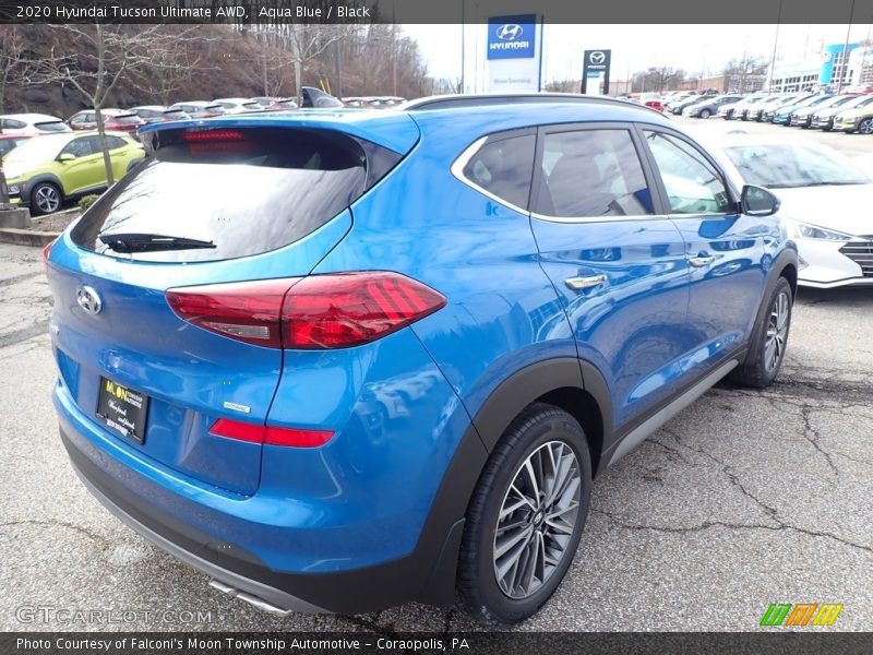 Aqua Blue / Black 2020 Hyundai Tucson Ultimate AWD