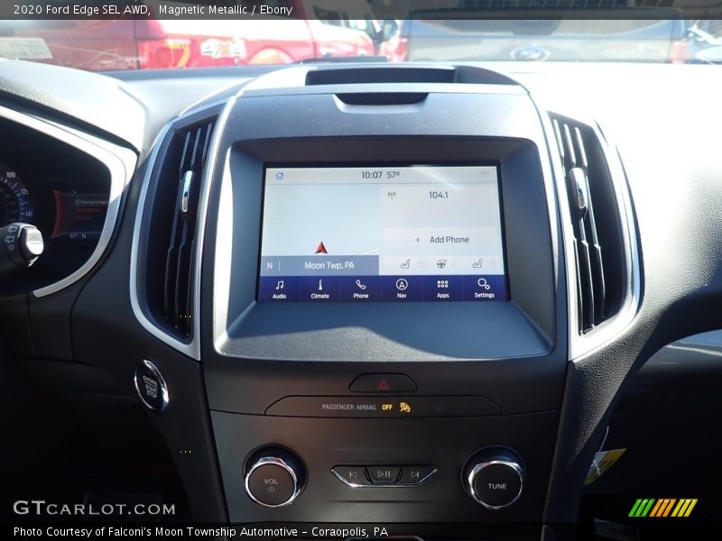 Magnetic Metallic / Ebony 2020 Ford Edge SEL AWD