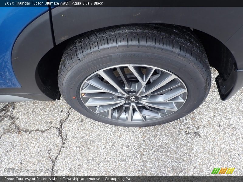 Aqua Blue / Black 2020 Hyundai Tucson Ultimate AWD