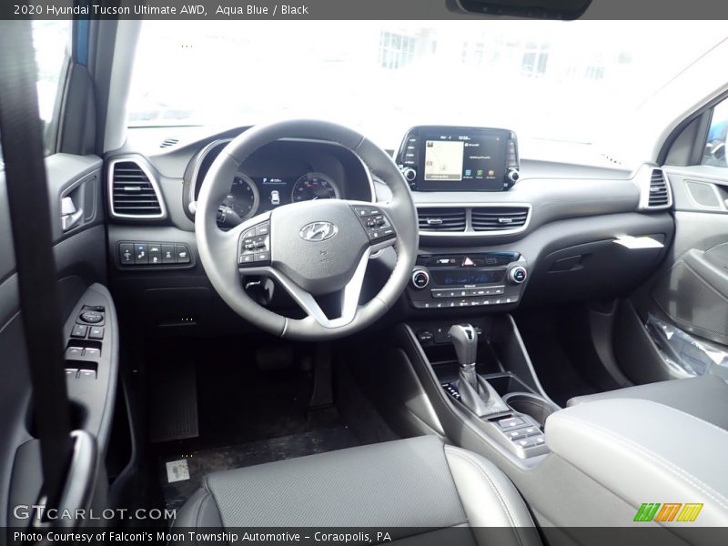 Aqua Blue / Black 2020 Hyundai Tucson Ultimate AWD