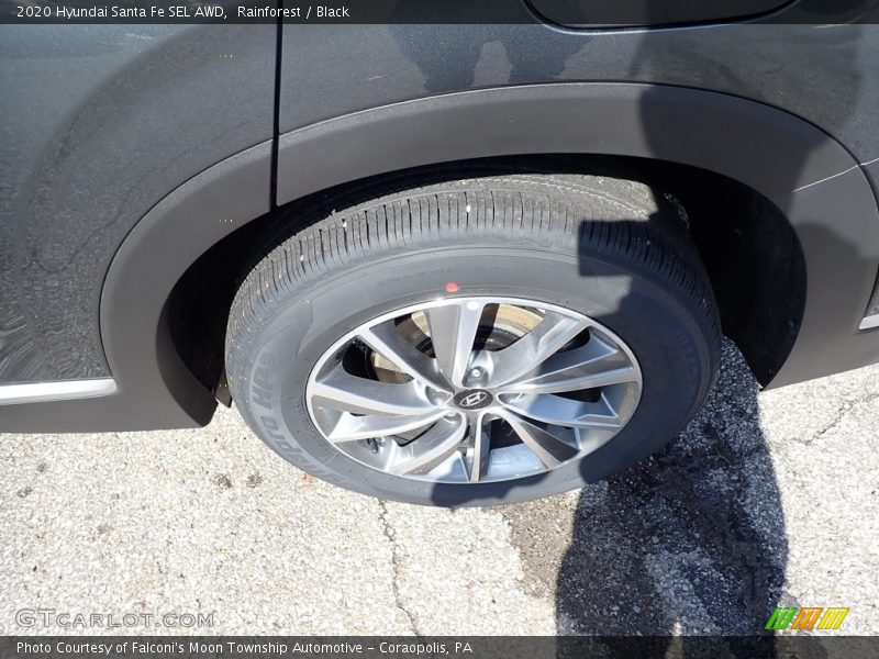 Rainforest / Black 2020 Hyundai Santa Fe SEL AWD