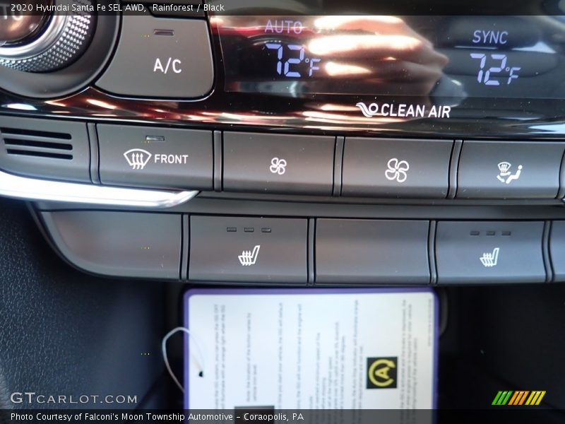 Rainforest / Black 2020 Hyundai Santa Fe SEL AWD