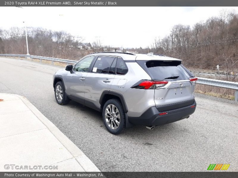 Silver Sky Metallic / Black 2020 Toyota RAV4 XLE Premium AWD