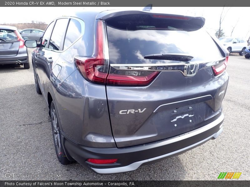 Modern Steel Metallic / Black 2020 Honda CR-V EX AWD