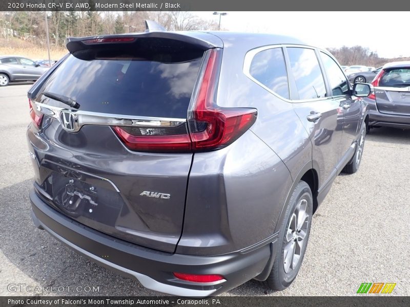 Modern Steel Metallic / Black 2020 Honda CR-V EX AWD