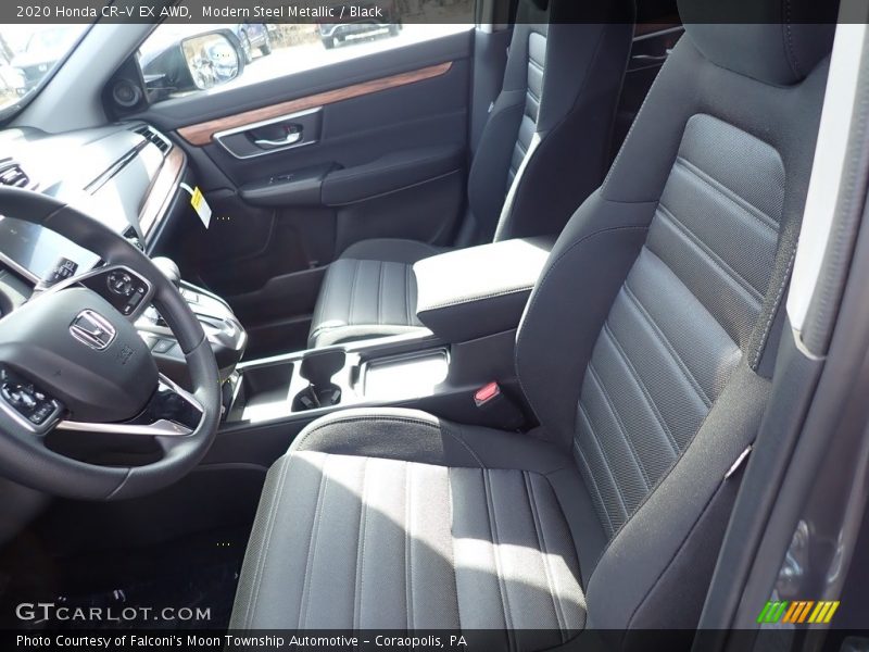 Modern Steel Metallic / Black 2020 Honda CR-V EX AWD