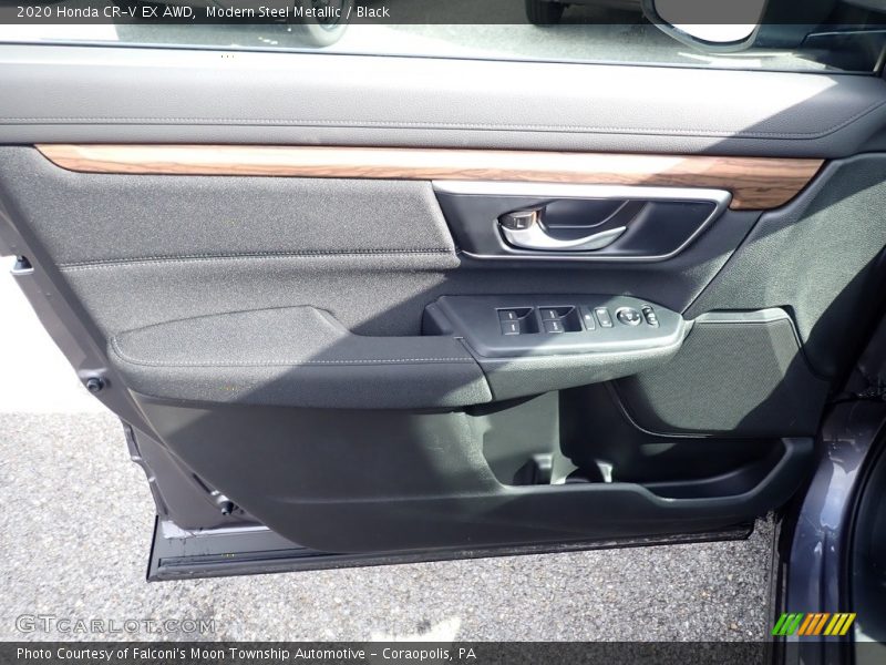 Modern Steel Metallic / Black 2020 Honda CR-V EX AWD