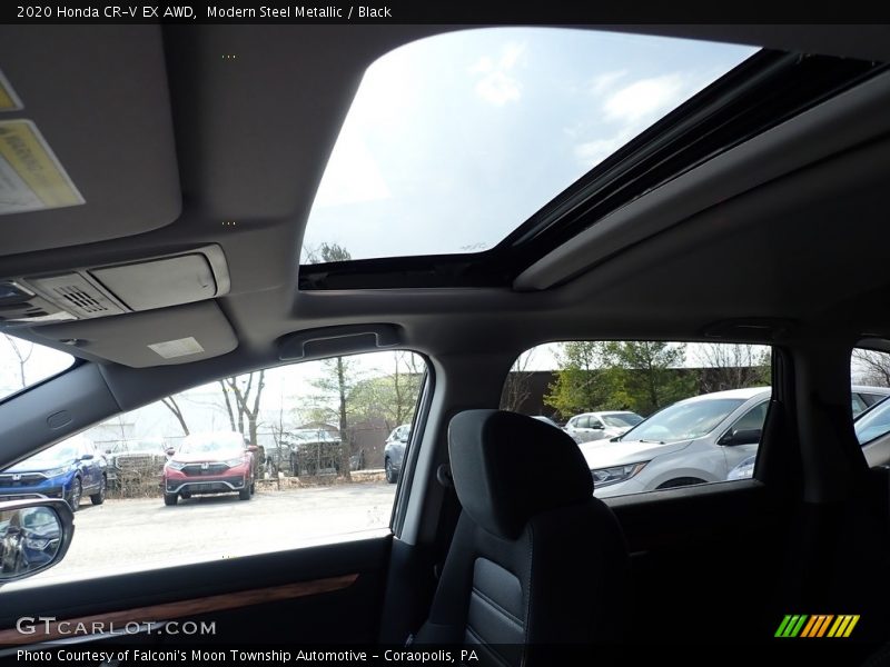Modern Steel Metallic / Black 2020 Honda CR-V EX AWD