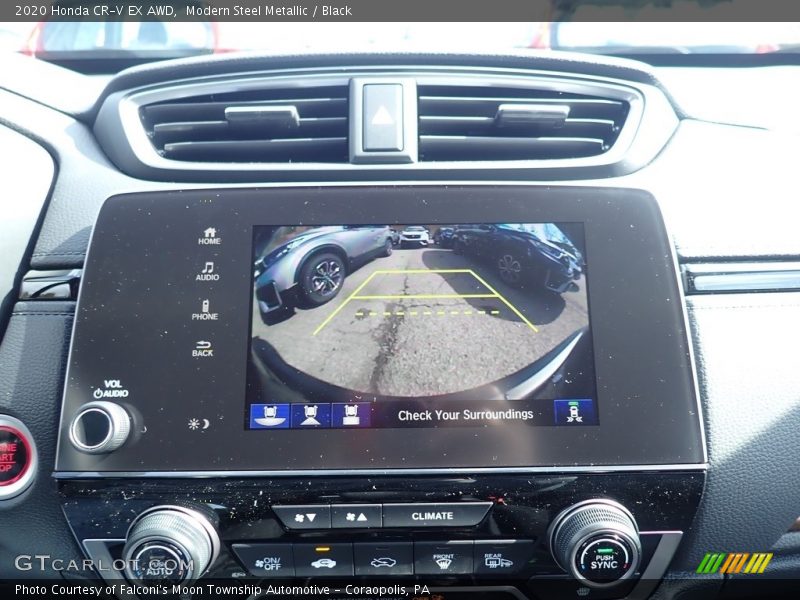 Modern Steel Metallic / Black 2020 Honda CR-V EX AWD