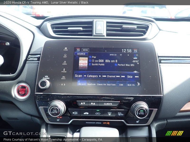 Lunar Silver Metallic / Black 2020 Honda CR-V Touring AWD