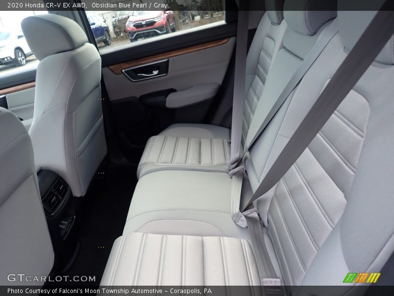 Obsidian Blue Pearl / Gray 2020 Honda CR-V EX AWD