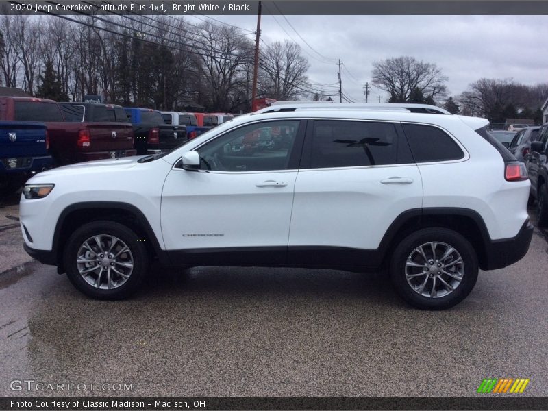 Bright White / Black 2020 Jeep Cherokee Latitude Plus 4x4