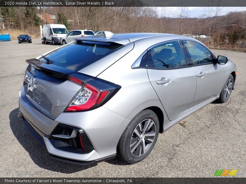 Lunar Silver Metallic / Black 2020 Honda Civic LX Hatchback