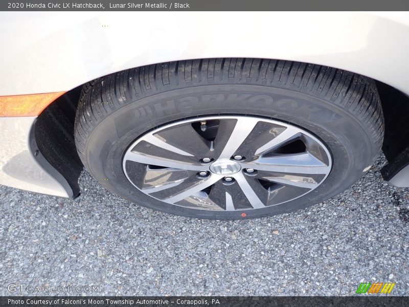 Lunar Silver Metallic / Black 2020 Honda Civic LX Hatchback