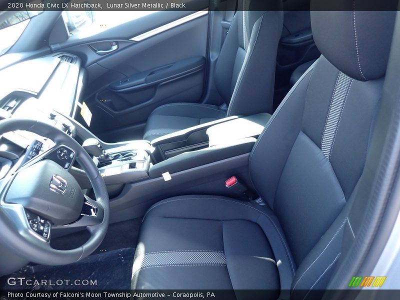 Lunar Silver Metallic / Black 2020 Honda Civic LX Hatchback
