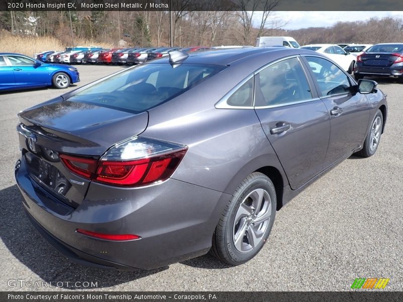 Modern Steel Metallic / Mocha 2020 Honda Insight EX