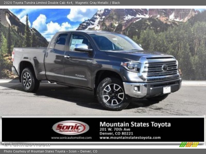 Magnetic Gray Metallic / Black 2020 Toyota Tundra Limited Double Cab 4x4