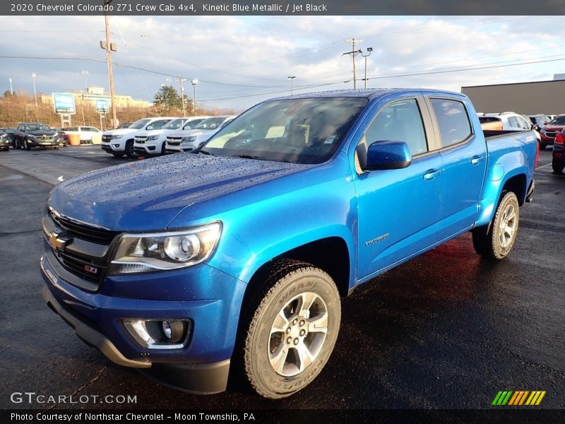 Kinetic Blue Metallic / Jet Black 2020 Chevrolet Colorado Z71 Crew Cab 4x4