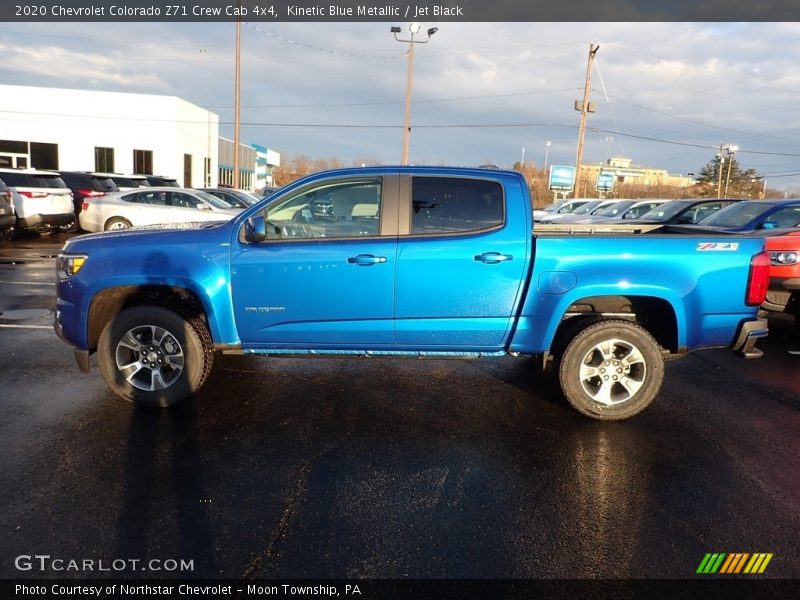 Kinetic Blue Metallic / Jet Black 2020 Chevrolet Colorado Z71 Crew Cab 4x4