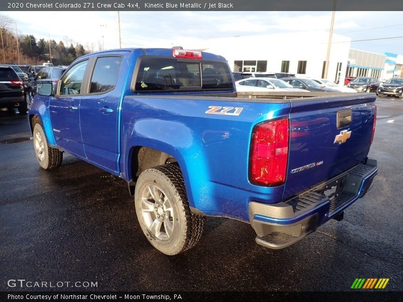 Kinetic Blue Metallic / Jet Black 2020 Chevrolet Colorado Z71 Crew Cab 4x4