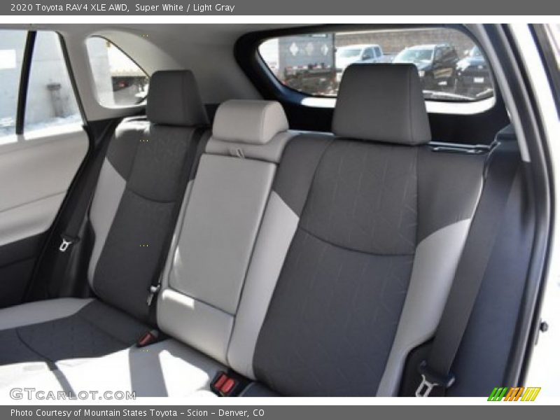 Super White / Light Gray 2020 Toyota RAV4 XLE AWD