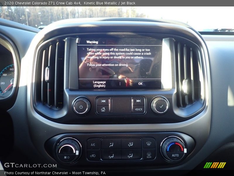 Kinetic Blue Metallic / Jet Black 2020 Chevrolet Colorado Z71 Crew Cab 4x4