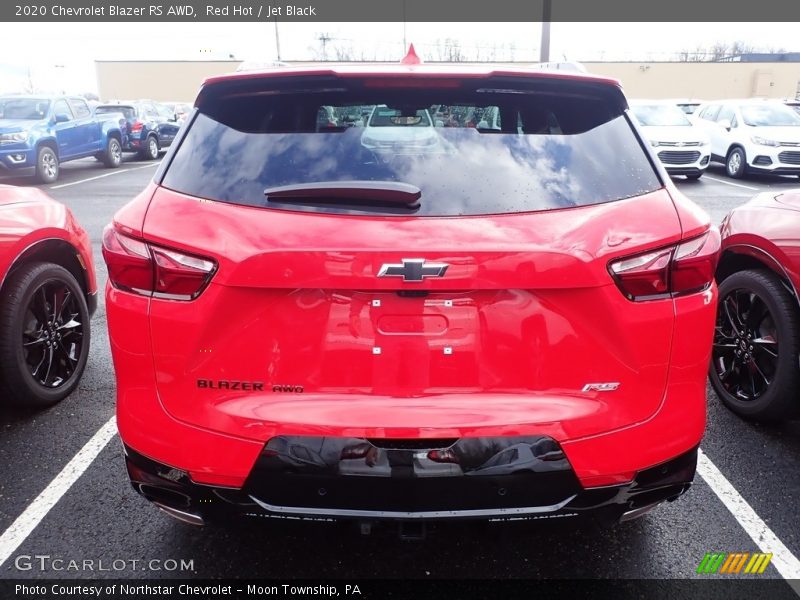 Red Hot / Jet Black 2020 Chevrolet Blazer RS AWD