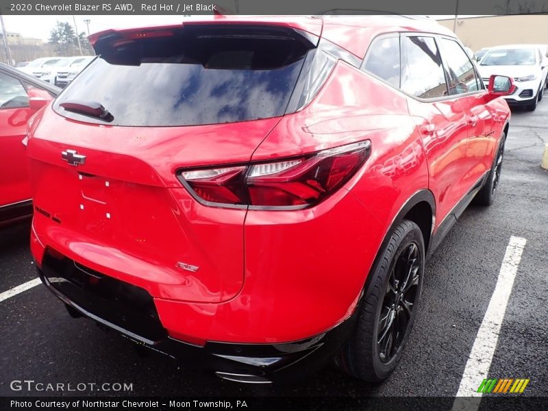 Red Hot / Jet Black 2020 Chevrolet Blazer RS AWD