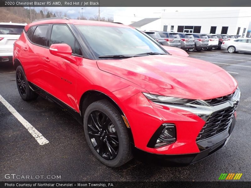 Red Hot / Jet Black 2020 Chevrolet Blazer RS AWD