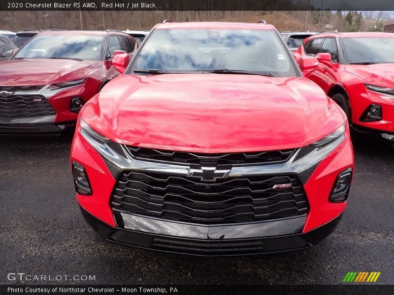 Red Hot / Jet Black 2020 Chevrolet Blazer RS AWD