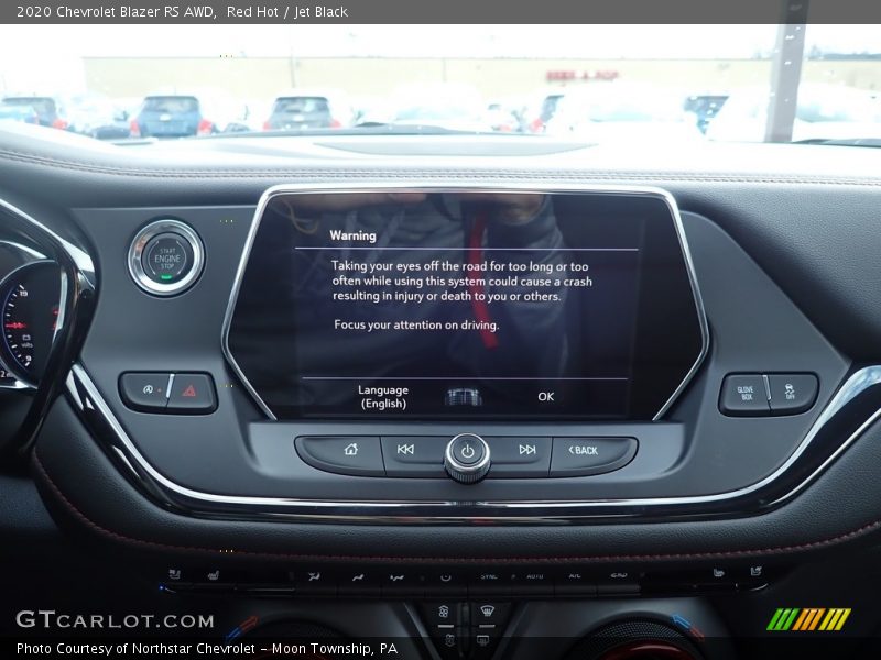 Red Hot / Jet Black 2020 Chevrolet Blazer RS AWD