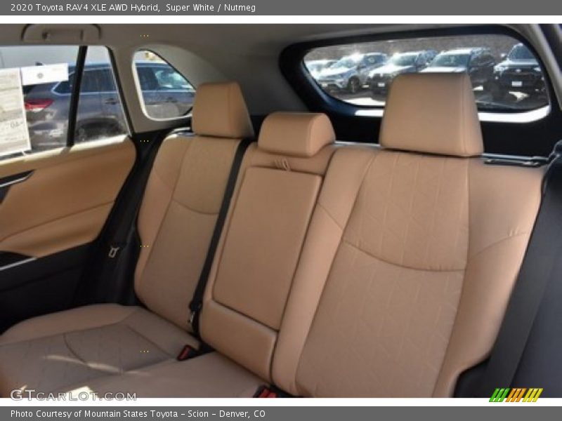 Super White / Nutmeg 2020 Toyota RAV4 XLE AWD Hybrid