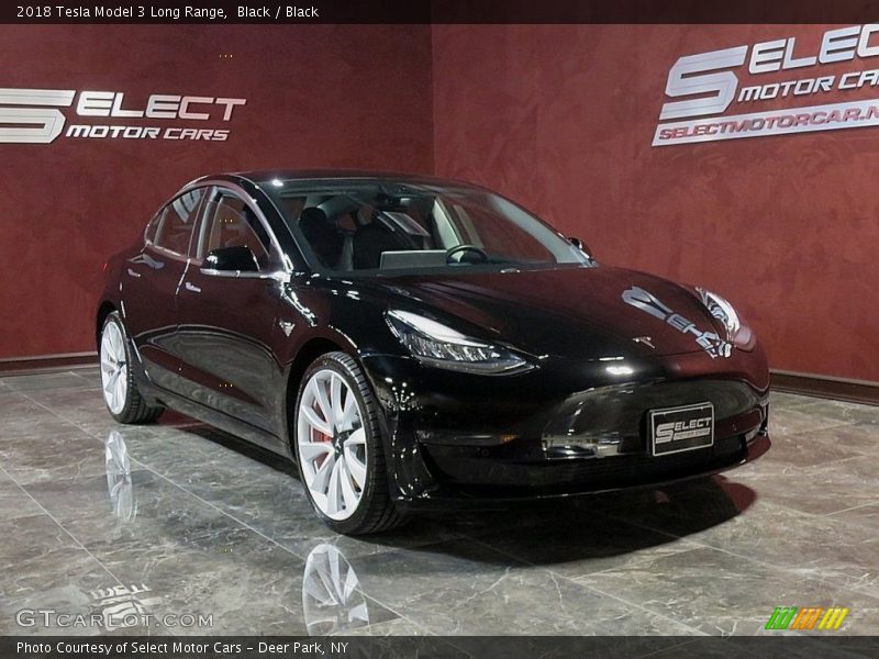 Black / Black 2018 Tesla Model 3 Long Range