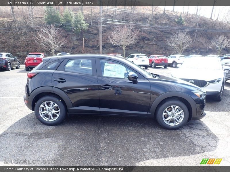 Jet Black Mica / Black 2020 Mazda CX-3 Sport AWD