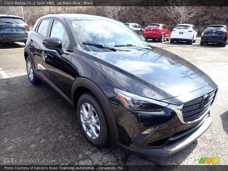 Jet Black Mica / Black 2020 Mazda CX-3 Sport AWD