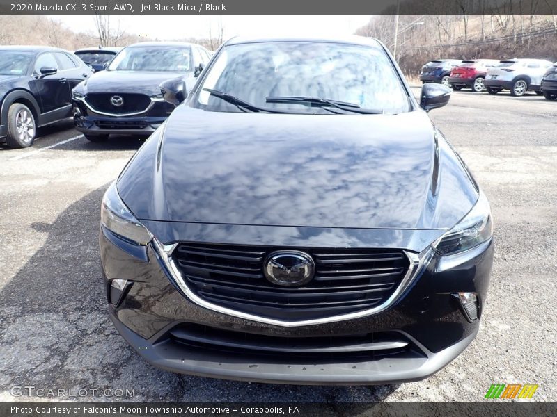 Jet Black Mica / Black 2020 Mazda CX-3 Sport AWD
