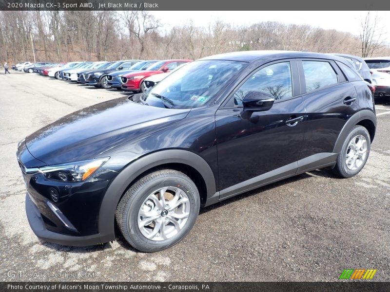 Jet Black Mica / Black 2020 Mazda CX-3 Sport AWD