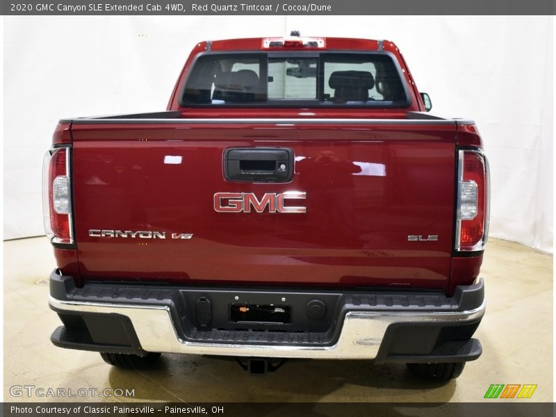 Red Quartz Tintcoat / Cocoa/Dune 2020 GMC Canyon SLE Extended Cab 4WD