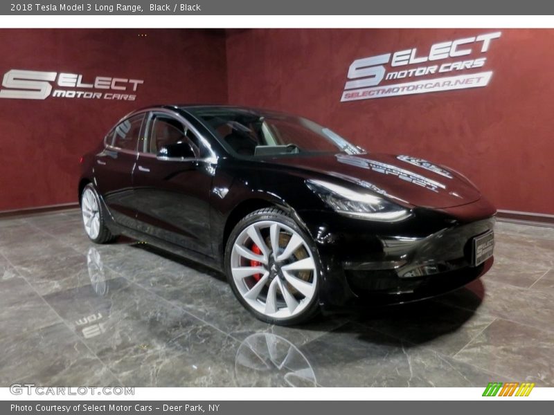 Black / Black 2018 Tesla Model 3 Long Range