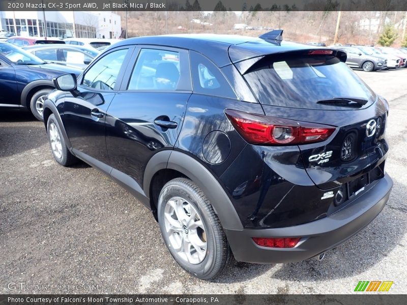 Jet Black Mica / Black 2020 Mazda CX-3 Sport AWD