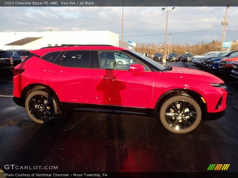 Red Hot / Jet Black 2020 Chevrolet Blazer RS AWD