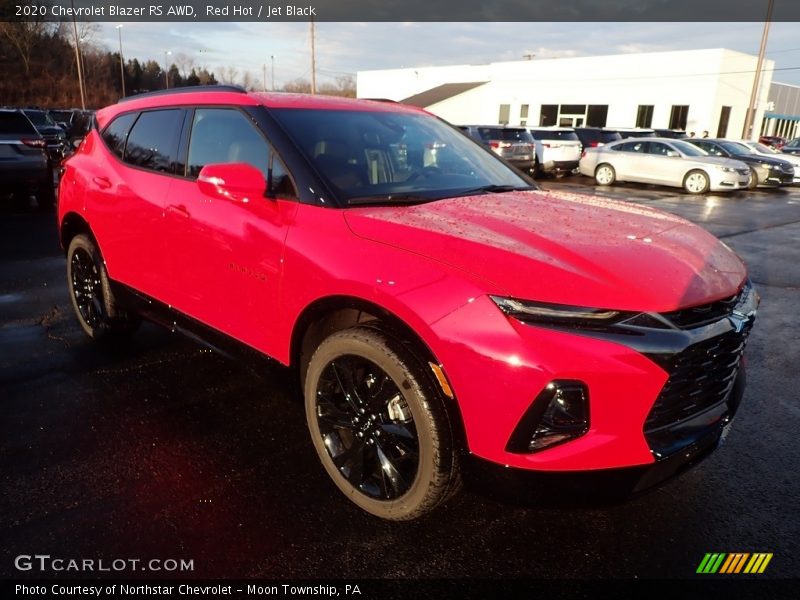 Red Hot / Jet Black 2020 Chevrolet Blazer RS AWD
