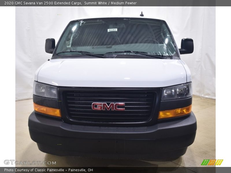 Summit White / Medium Pewter 2020 GMC Savana Van 2500 Extended Cargo