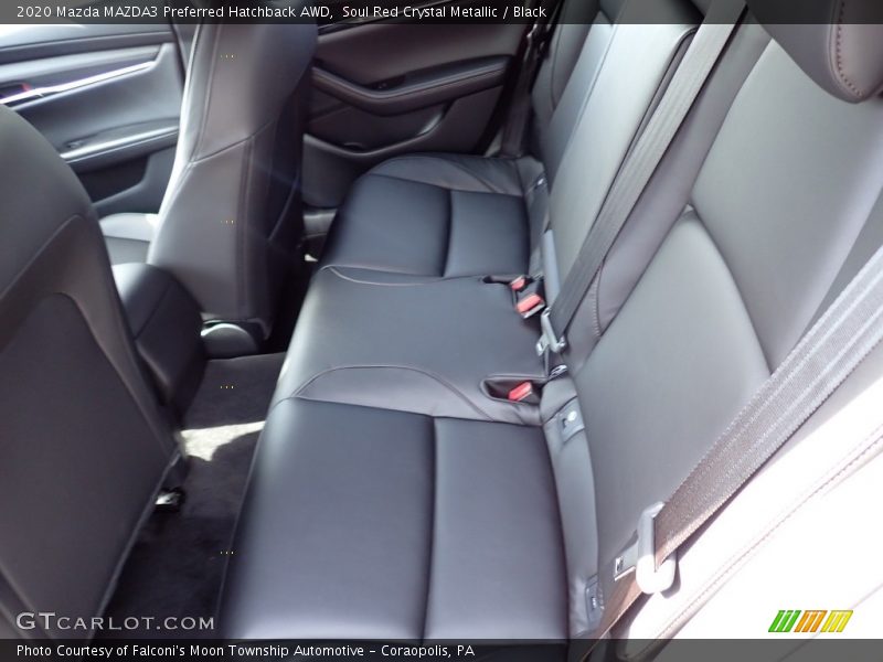 Soul Red Crystal Metallic / Black 2020 Mazda MAZDA3 Preferred Hatchback AWD