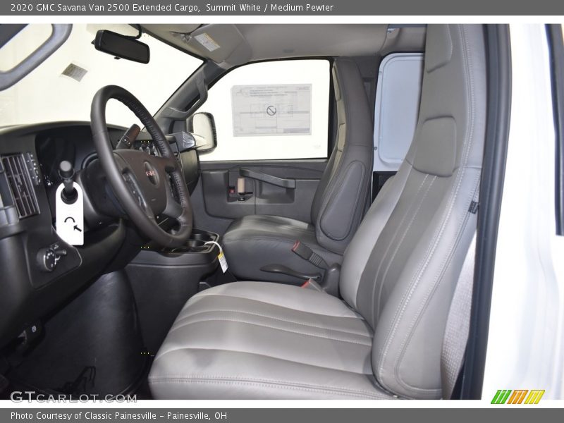 Summit White / Medium Pewter 2020 GMC Savana Van 2500 Extended Cargo